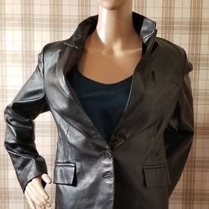 Anne Fontaine leather jacket
